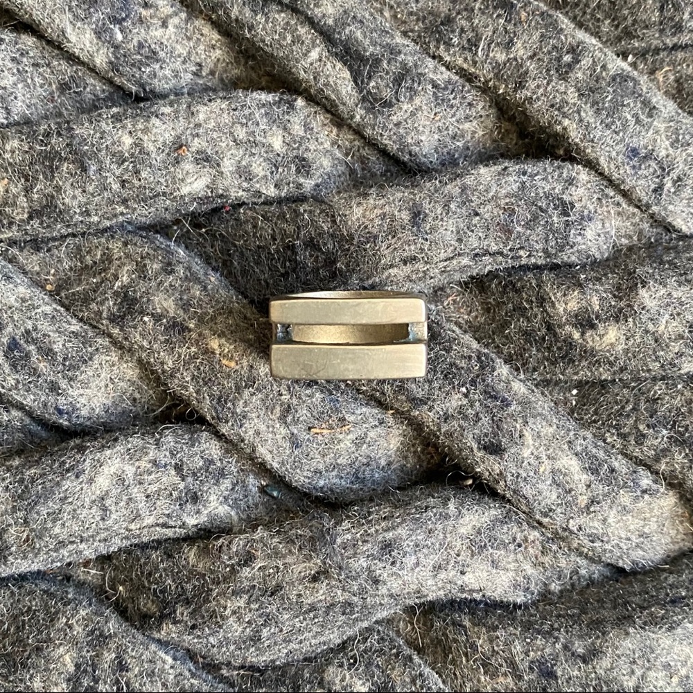 Vintage DOUBLE BAR RING - Picture 4 of 4